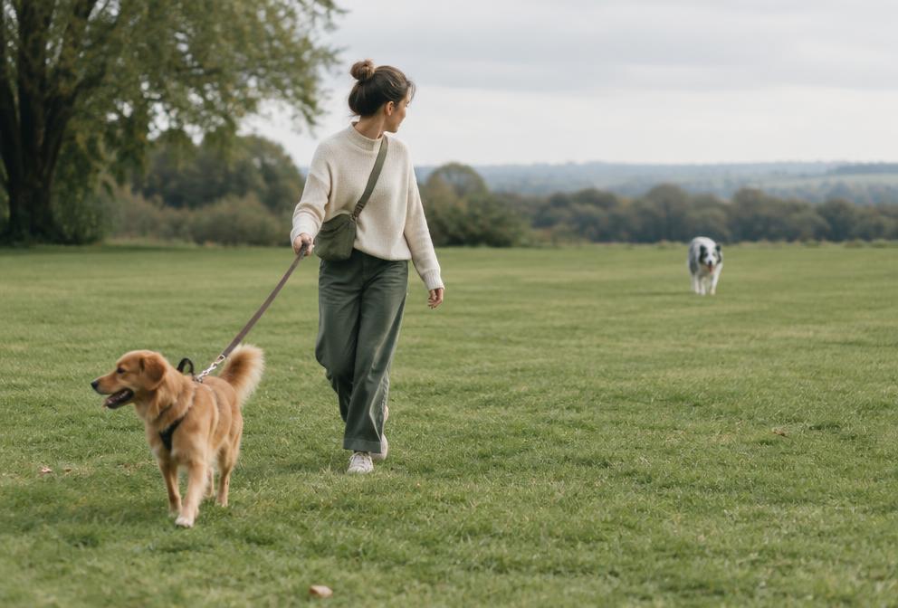 Illustratie bij Afstand houden tijdens de wandeling
