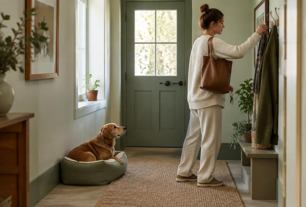 Illustratie bij Hond alleen laten: opbouwschema in stappen