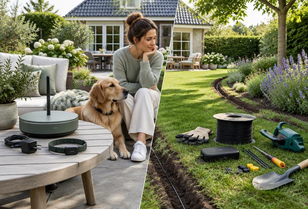 Illustratie bij Draadloos of met draad: welk systeem past bij je tuin?
