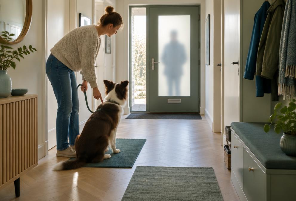 Illustratie bij Hond blaft bij de deurbel: zo pak je het aan