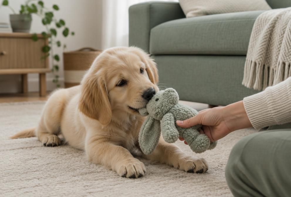 Illustratie bij Puppy bijten afleren: wat werkt wel